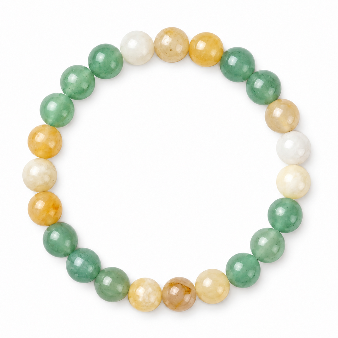 Green Aventurine and Yellow Aventurine