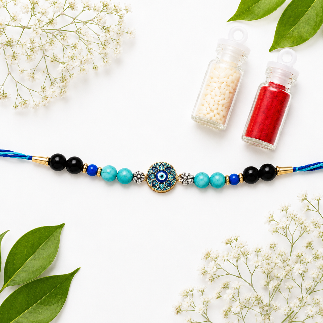 Nazar Pushp Crystal Rakhi