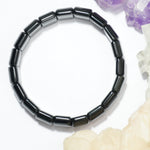 Black Obsidian Bracelet: Removes Negativity - Square Beads