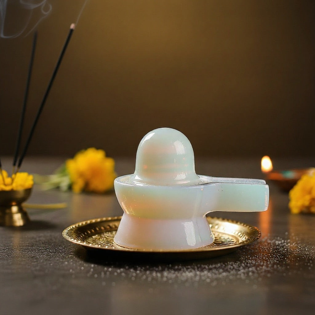 Opalite Jaldhara Shivalingam : 101-150 gms