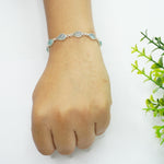 Load image into Gallery viewer, Opalite Silver Bracelet
