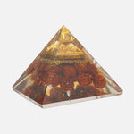 Load image into Gallery viewer, Orgonite Rudraksh Pyramid: Nine Pyramids
