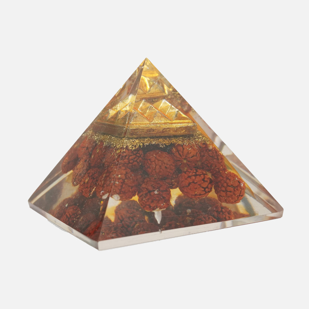 Orgonite Rudraksh Pyramid: Nine Pyramids