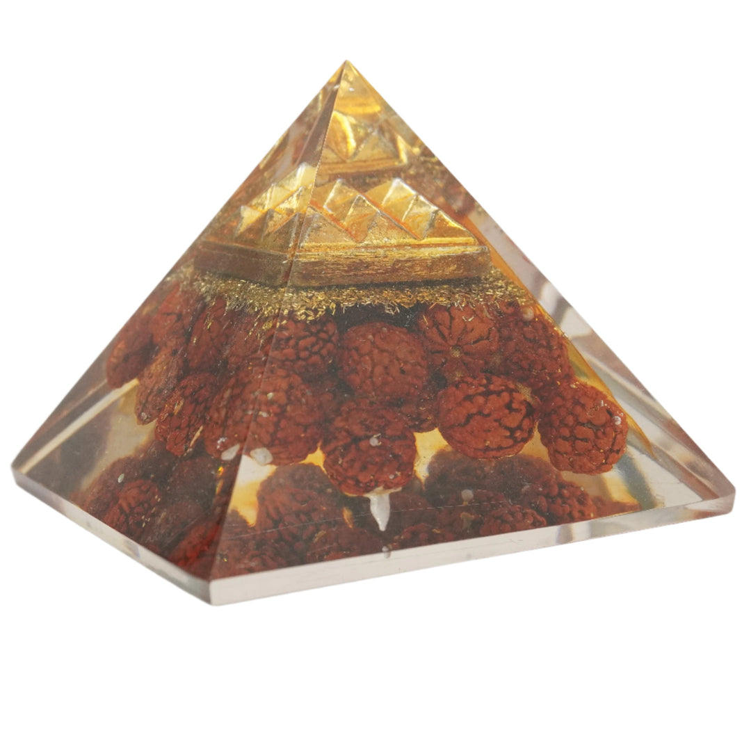 Orgonite Rudraksh Pyramid: Nine Pyramids