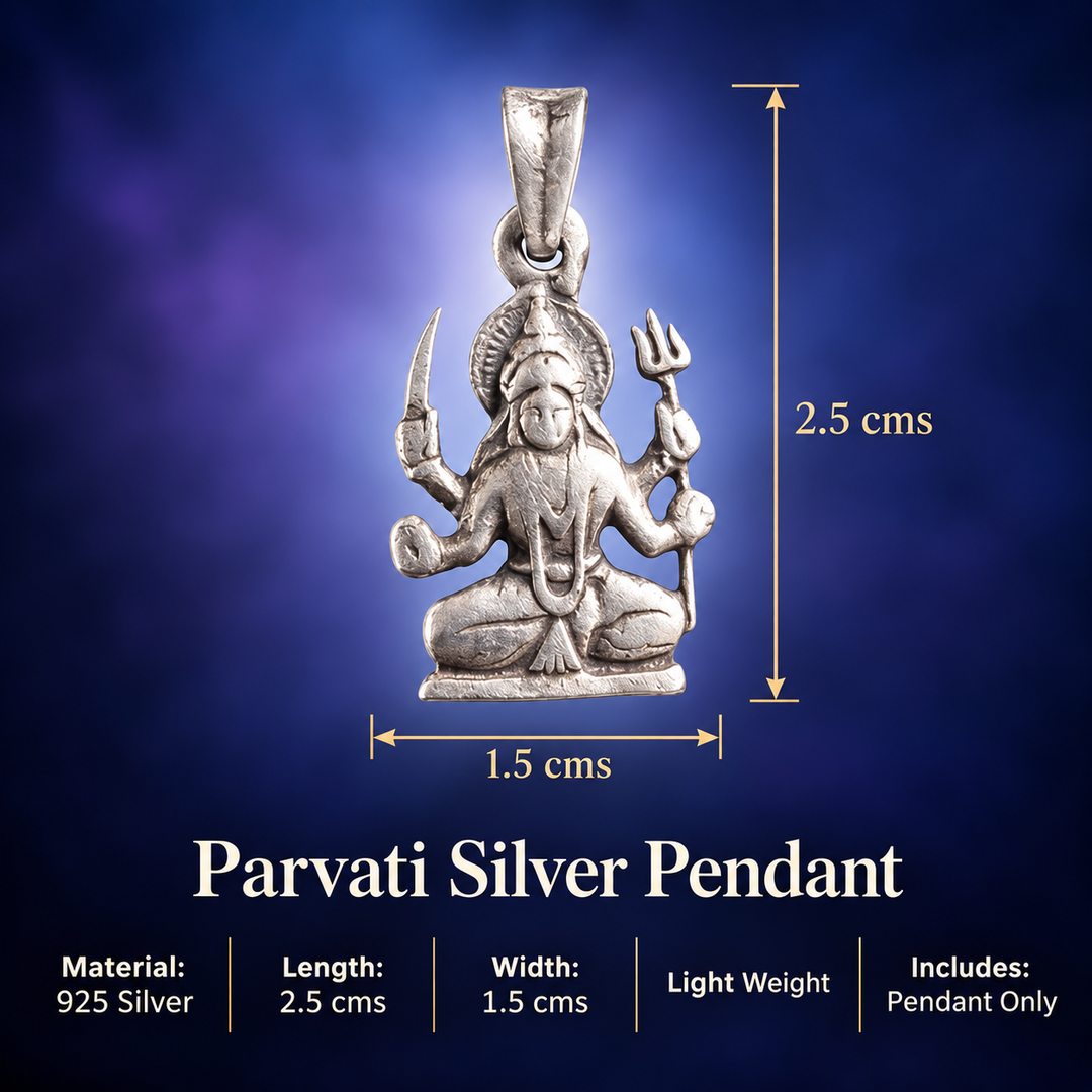 Parvati Silver Pendant