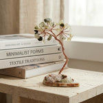 Load image into Gallery viewer, Prehnite Crystal Tree Agate Base