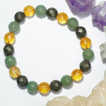 Prosperity Bracelet - Round Cut Beads 10mm