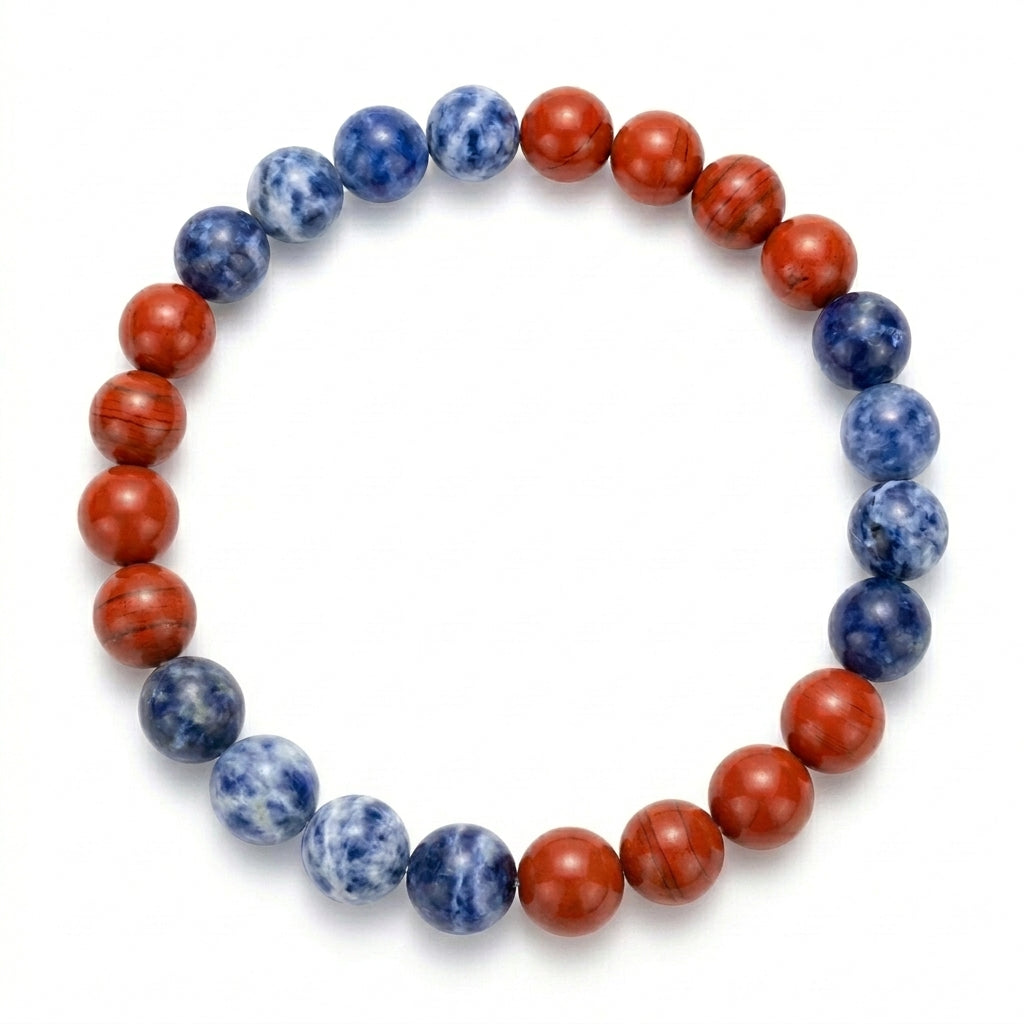 Red Jasper and Sodalite