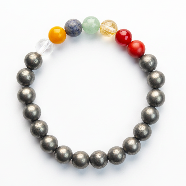 Pyrite Bracelet: 7 Chakra Support
