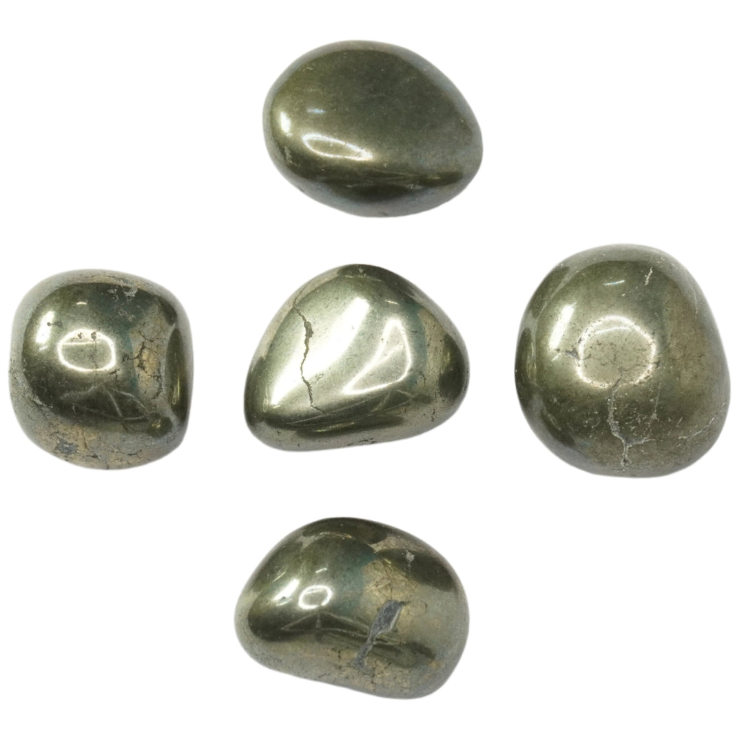 Pyrite Tumbled Stone