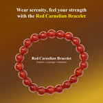 Load image into Gallery viewer, Red Carnelian Bracelet: Creativity

