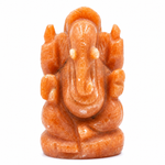 Load image into Gallery viewer, Red Jade Ganesha Idol 