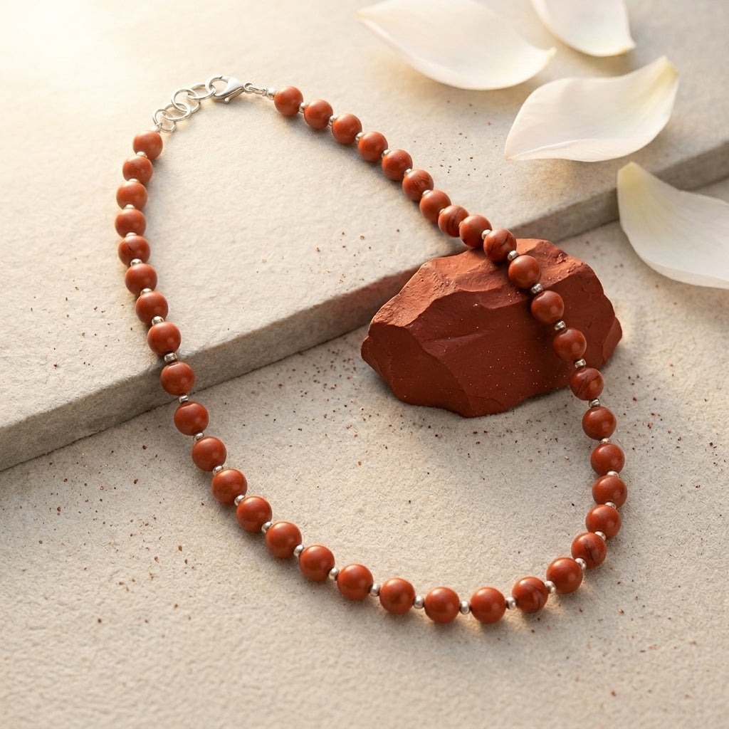 Red Jasper Office wear Necklace