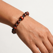 Red Tiger's Eye Bracelet: 8+12 mm