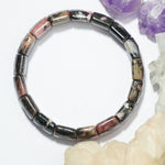 Rhodonite Bracelet - Square Beads