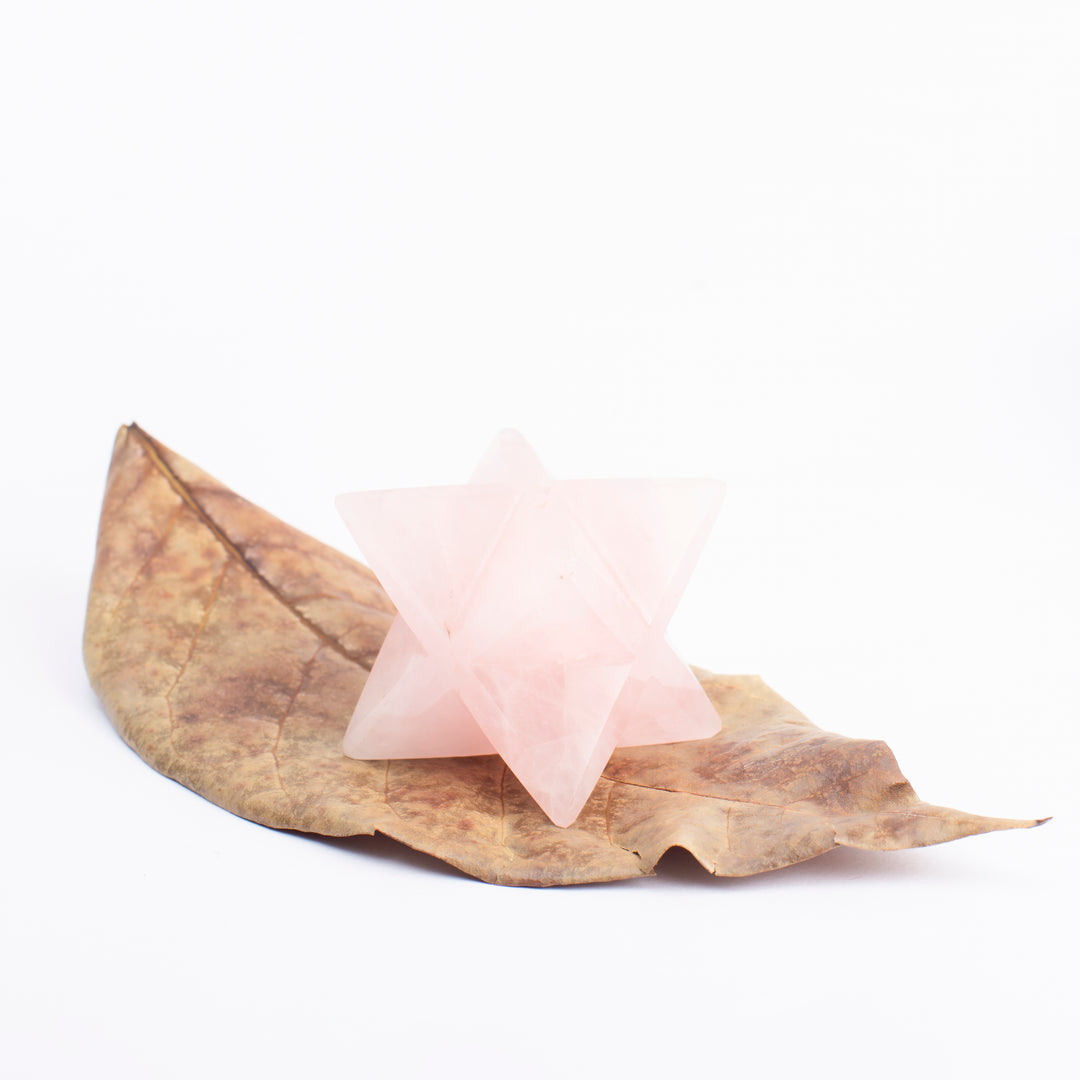 Rose Quartz Merkaba