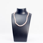 Load image into Gallery viewer, Rose Quartz Necklace Oval Beads 6mm
