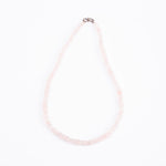 Load image into Gallery viewer, Rose Quartz Necklace Oval Beads 6mm
