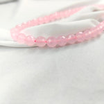 Rose Quartz Japamala: Self Love - Round Cut Beads 8mm