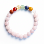 Load image into Gallery viewer, Rose Quartz Chakra stones Bracelet