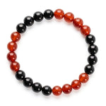 Load image into Gallery viewer, Red Carnelian and Black Tourmaline