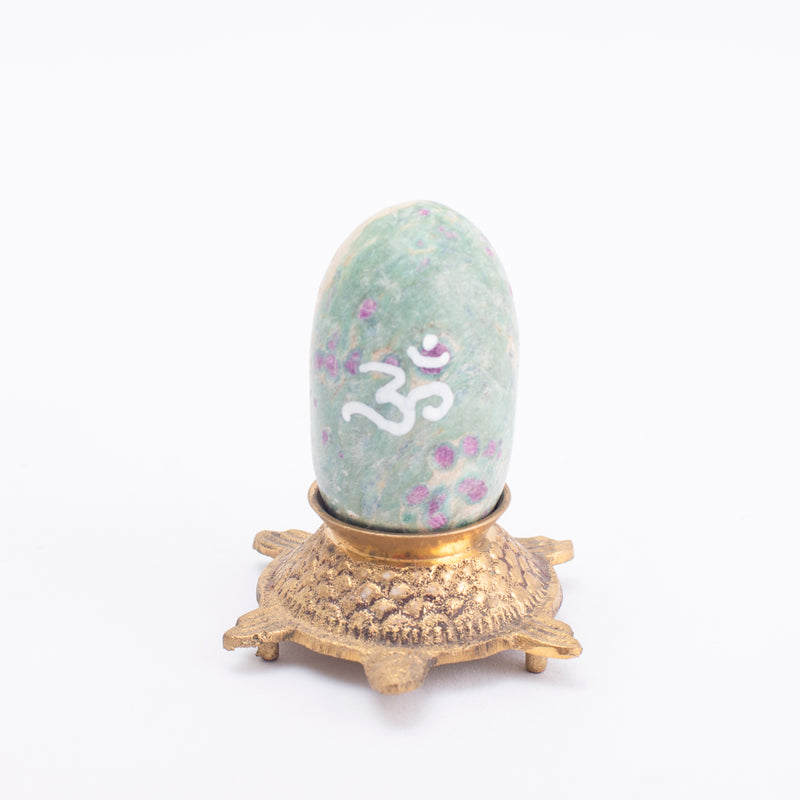 Ruby Zoisite Shivalingam