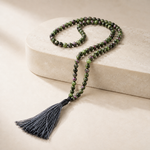 Load image into Gallery viewer, Ruby Zoisite Japamala