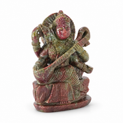 Ruby Zoisite Saraswati Idol