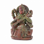 Ruby Zoisite Saraswati Idol