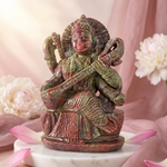 Load image into Gallery viewer, Ruby Zoisite Saraswati Idol