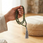 Load image into Gallery viewer, Ruby Zoisite Japamala : Round beads 8mm