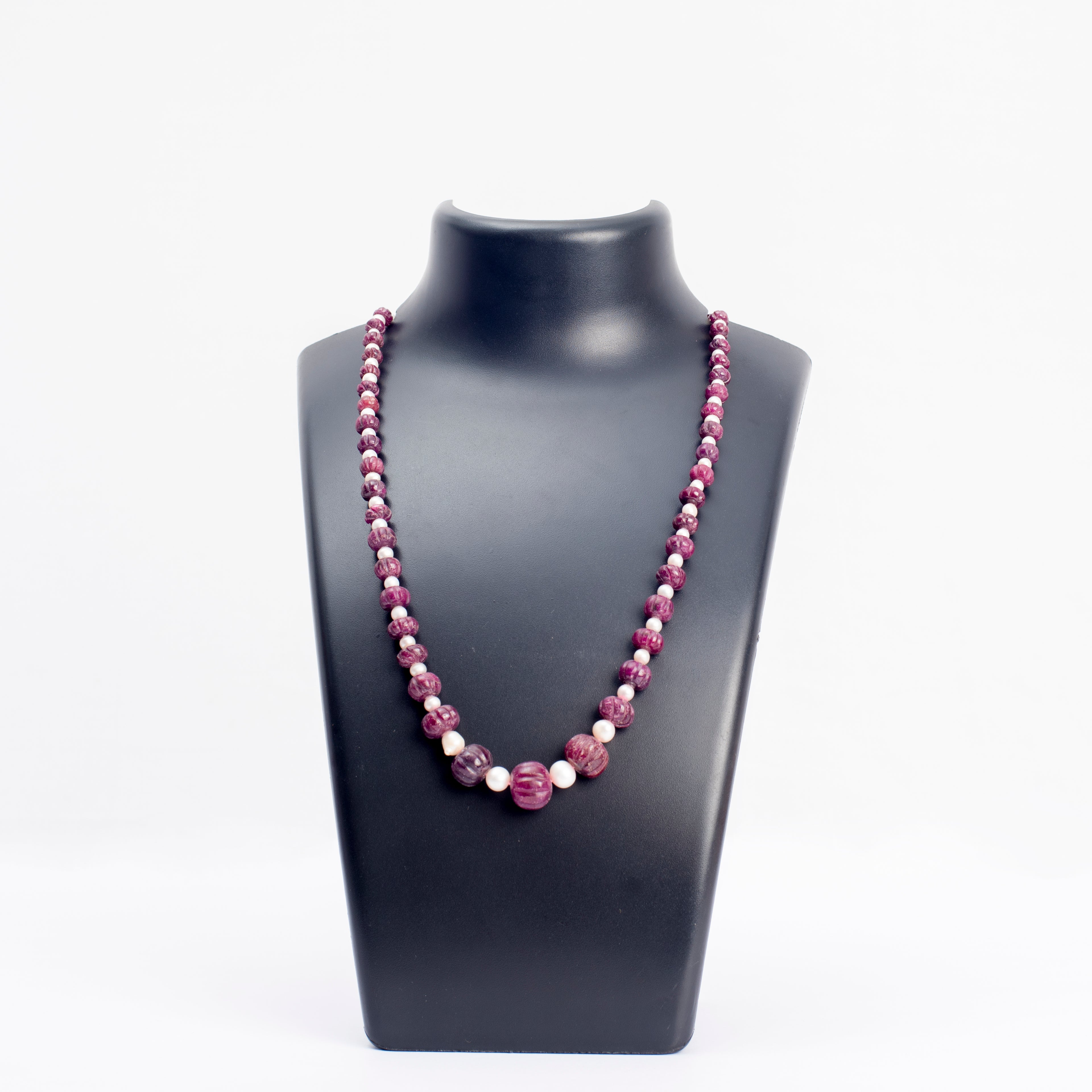 Ruby with Pearl Necklace