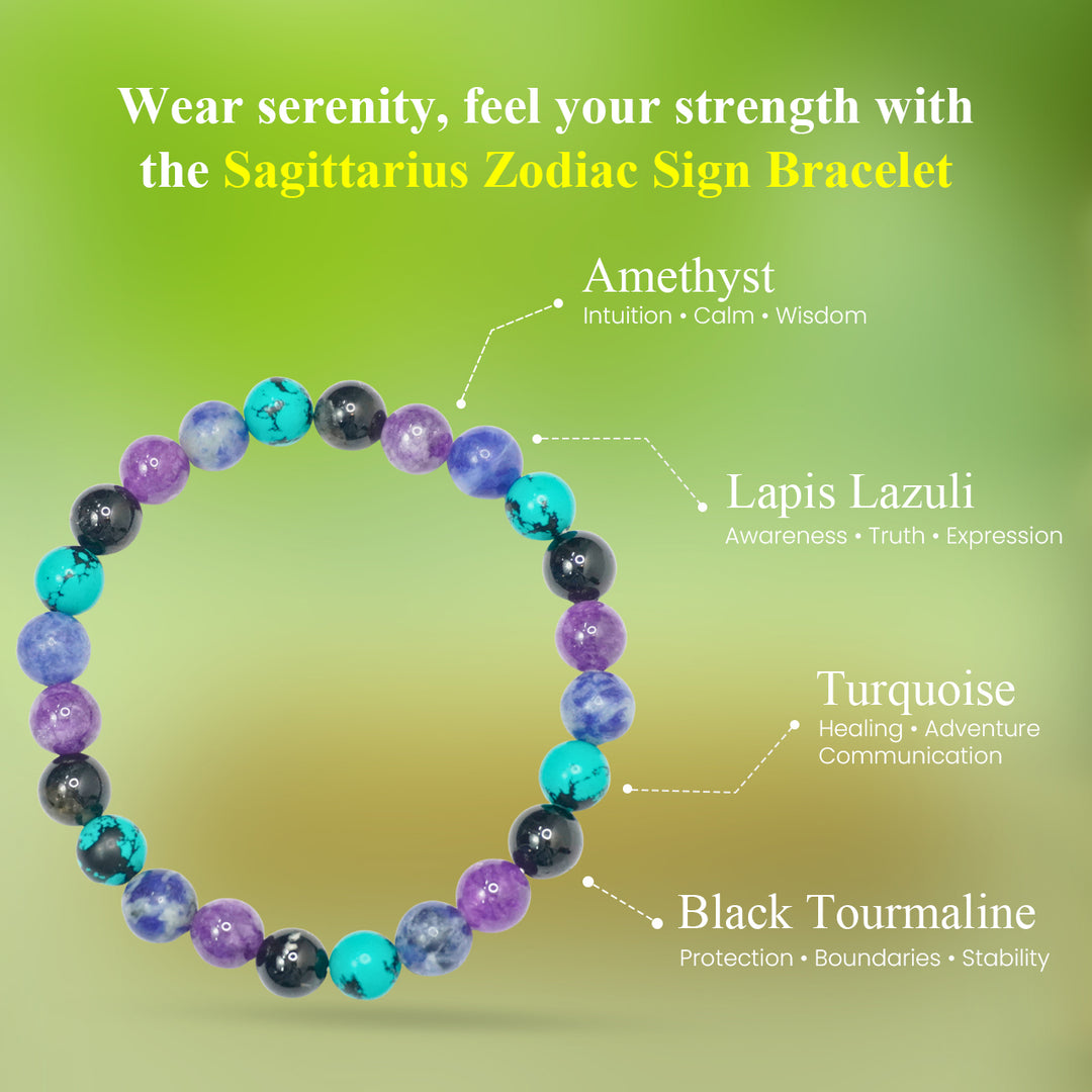 Sagittarius Zodiac Sign Bracelet