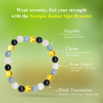 Load image into Gallery viewer, Scorpio Zodiac Sign Bracelet
