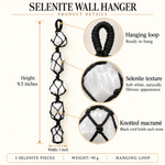 Load image into Gallery viewer, Selenite Wall Hanger