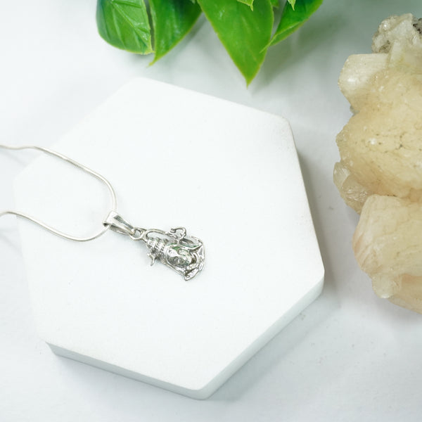 Shiva Silver Pendant - Shiva Face - Love Rocks