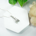 Load image into Gallery viewer, Shiva Trishul Silver Pendant - Damru Trishul
