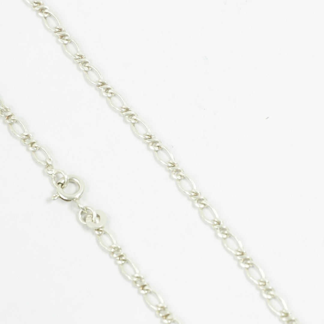 Silver Chain - Medium Oval Interlocking