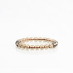 Load image into Gallery viewer, Smokey Quartz Bracelet: Removes Fear - Round Beads 8mm
