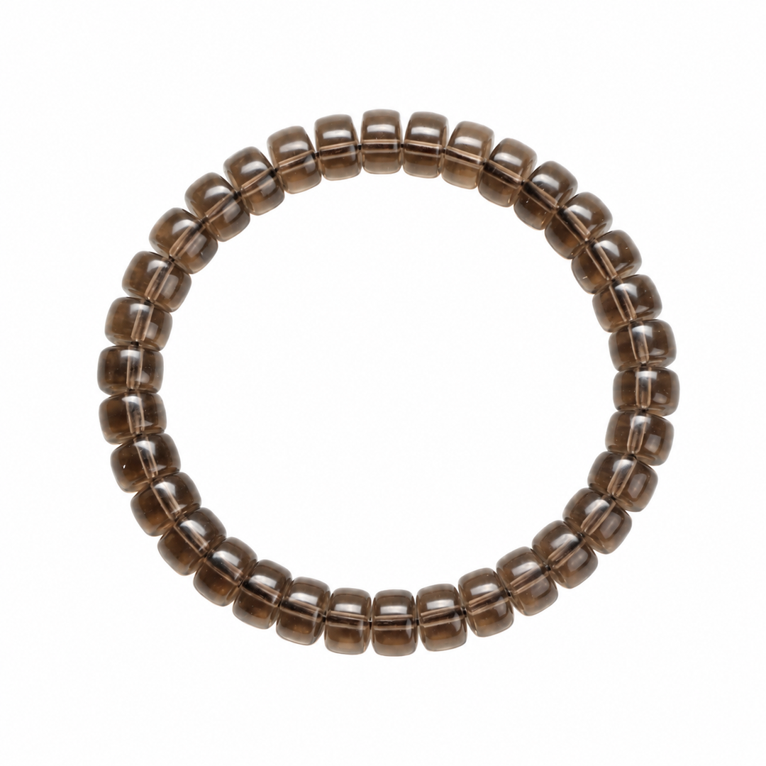 Smokey Quartz Bracelet: Pill Cut