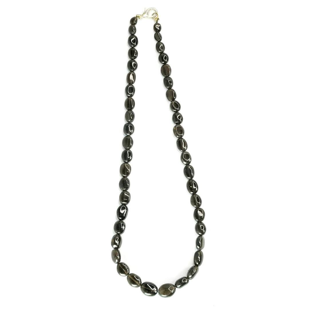 smokey quartz necklace