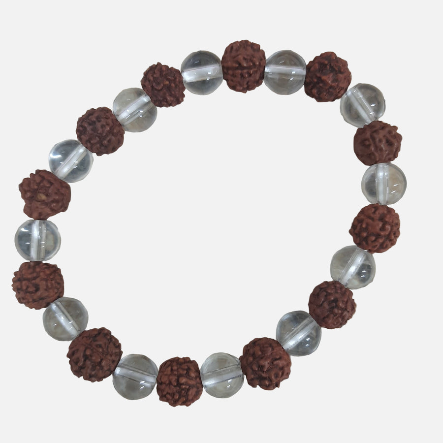 Sphatik Rudraksh Bracelet: Spiritual Awareness and Personality Charming