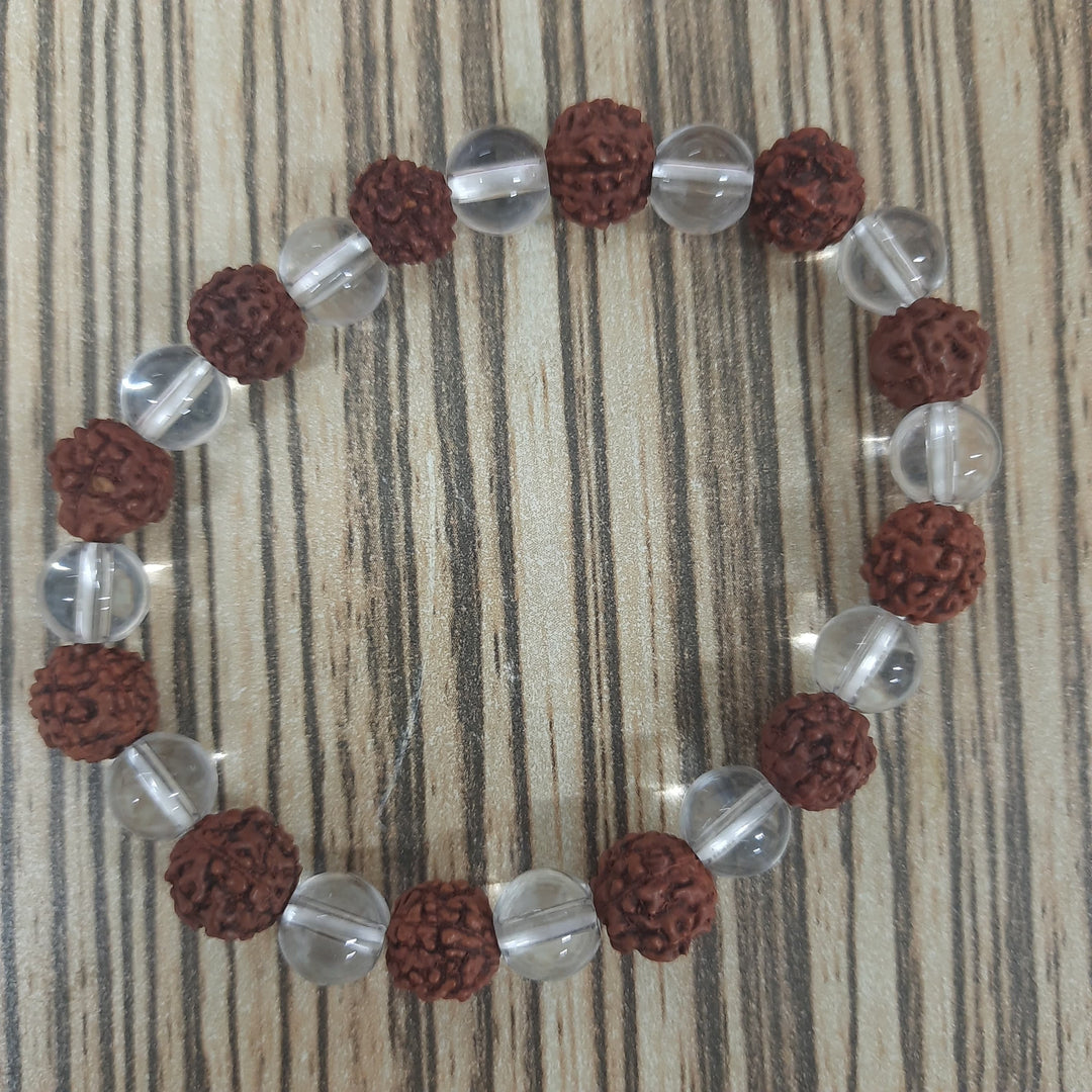 Sphatik Rudraksh Bracelet: Spiritual Awareness and Personality Charming