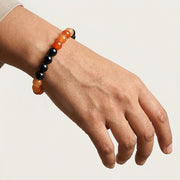 Orange Aventurine and Black Tourmaline