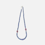 Load image into Gallery viewer, Tanzanite Necklace - with Ruby Bead
