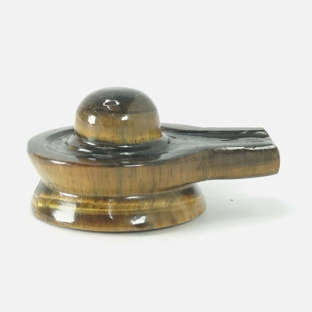 Tiger's Eye Jaldhara Shivalingam | 101-150 gms