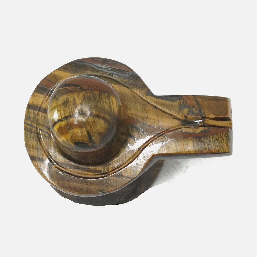 Tiger's Eye Jaldhara Shivalingam | 101-150 gms