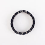 Black Tourmaline Bracelet: Protection - Oval Beads