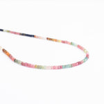 Load image into Gallery viewer, Tourmaline Necklace: Multicolored 2mm
