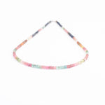 Tourmaline Necklace: Multicolored 2mm